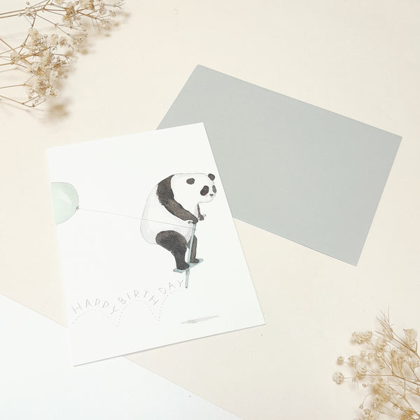 Carte de vœux - Happy Birthday Panda
