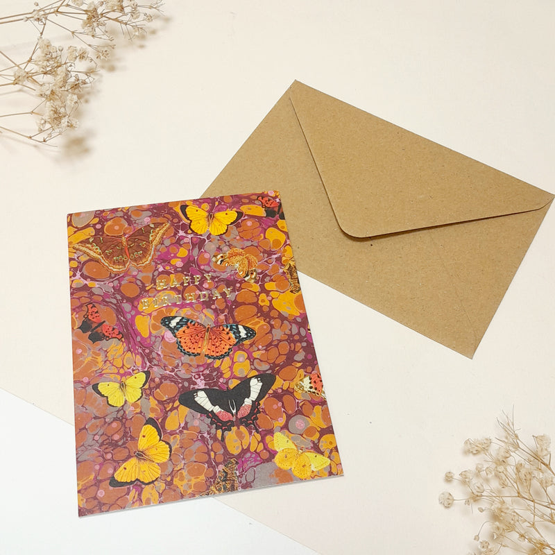 Carte de vœux - Birthday Butterflies