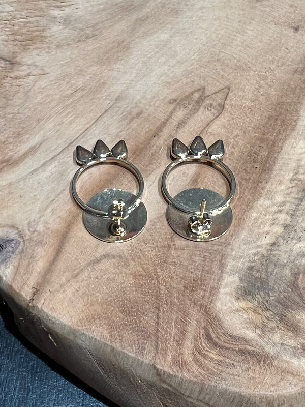 E50 - BOUCLES DISQUE LISSE ANNEAU 3 GOUTTES