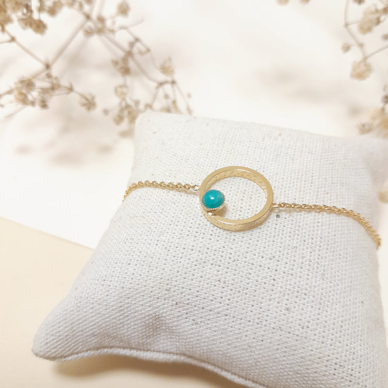 Bracelet Rond Et Pierre