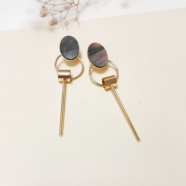 Boucles Pierre XL Anneau Tube Barre