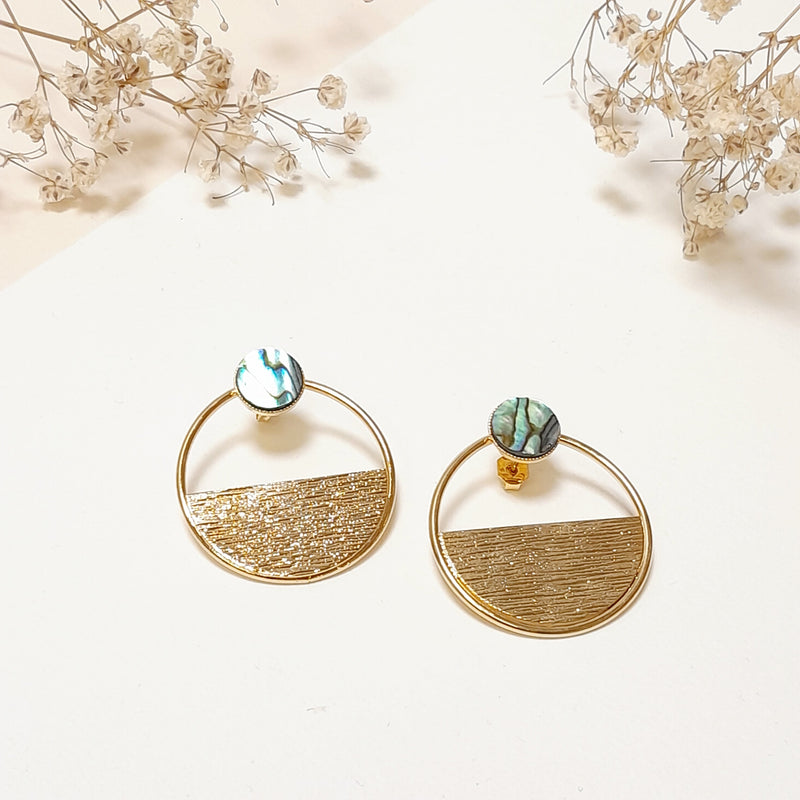 Boucles Comète Demi Et Pierre
