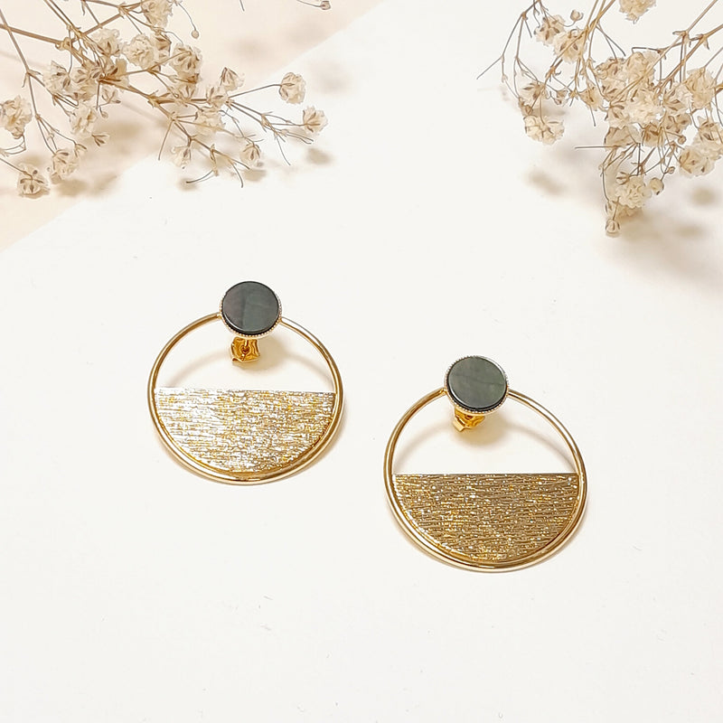 Boucles Comète Demi Et Pierre