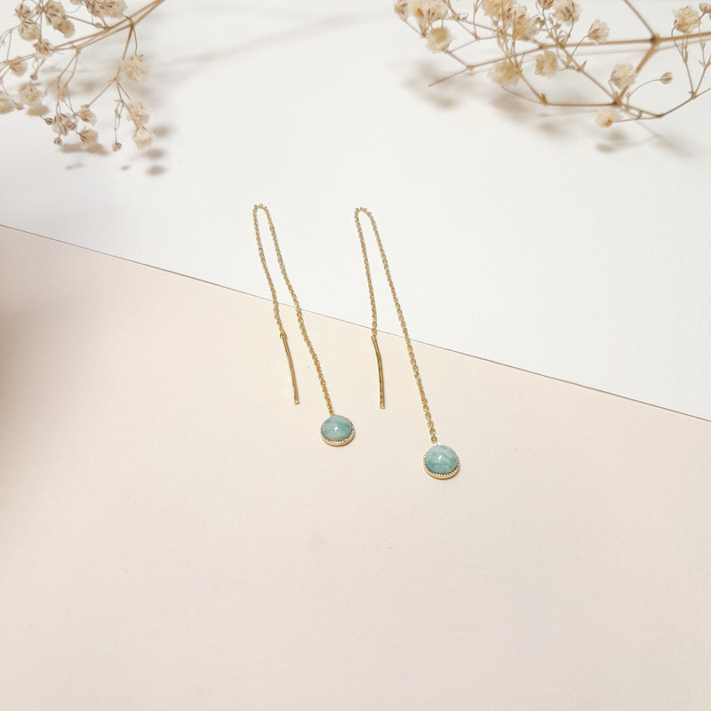 Boucles Chaine Pierre