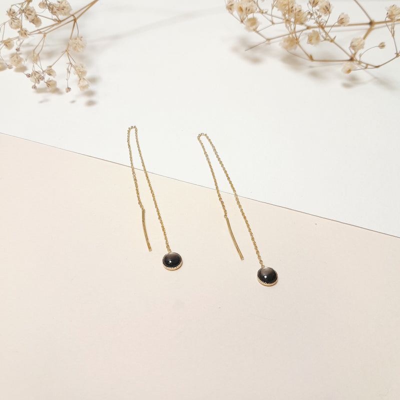 Boucles Chaine Pierre