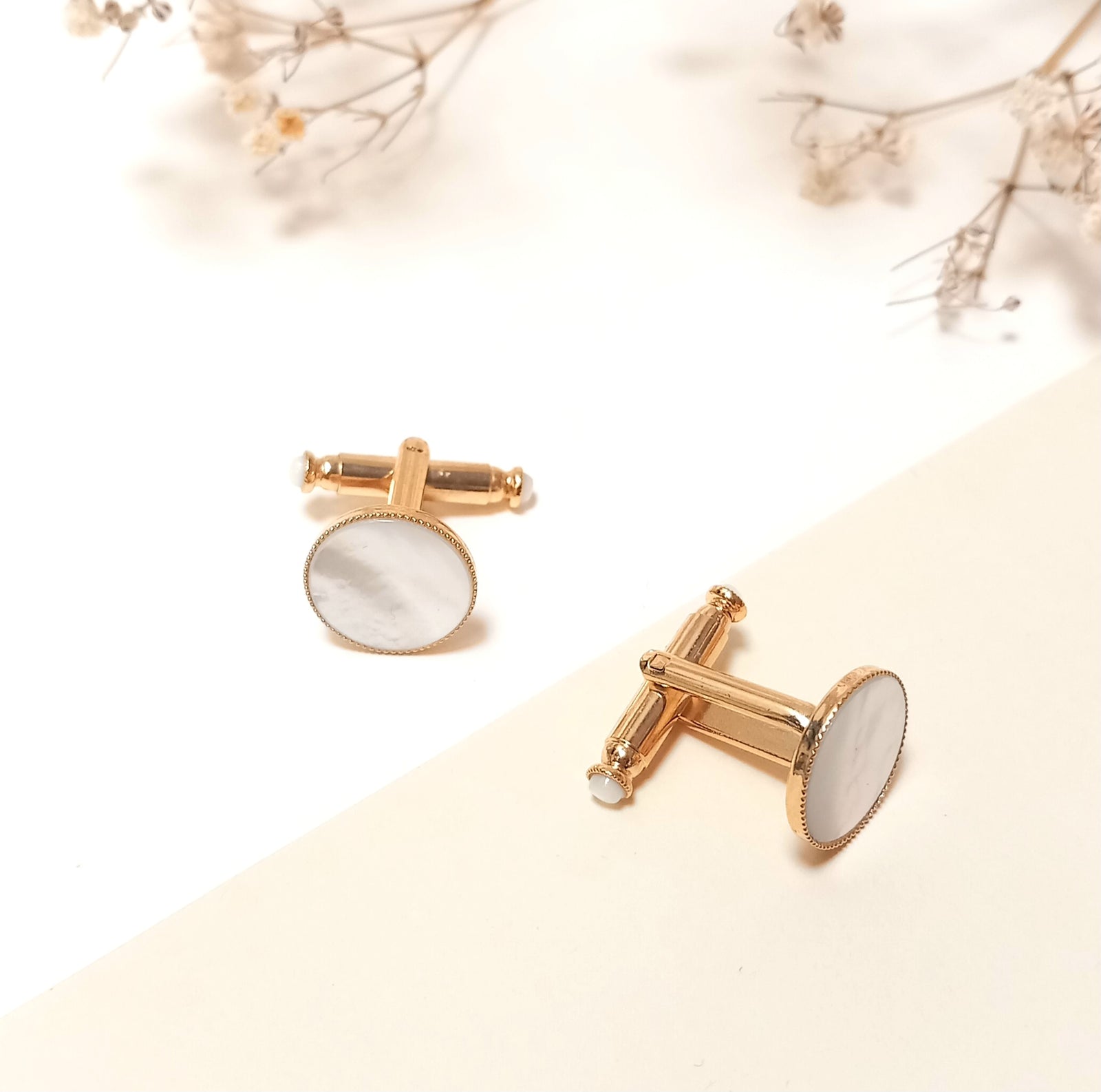Paire De Boutons De Manchettes Avec Ajout - Modèle REF10353J - Occasion