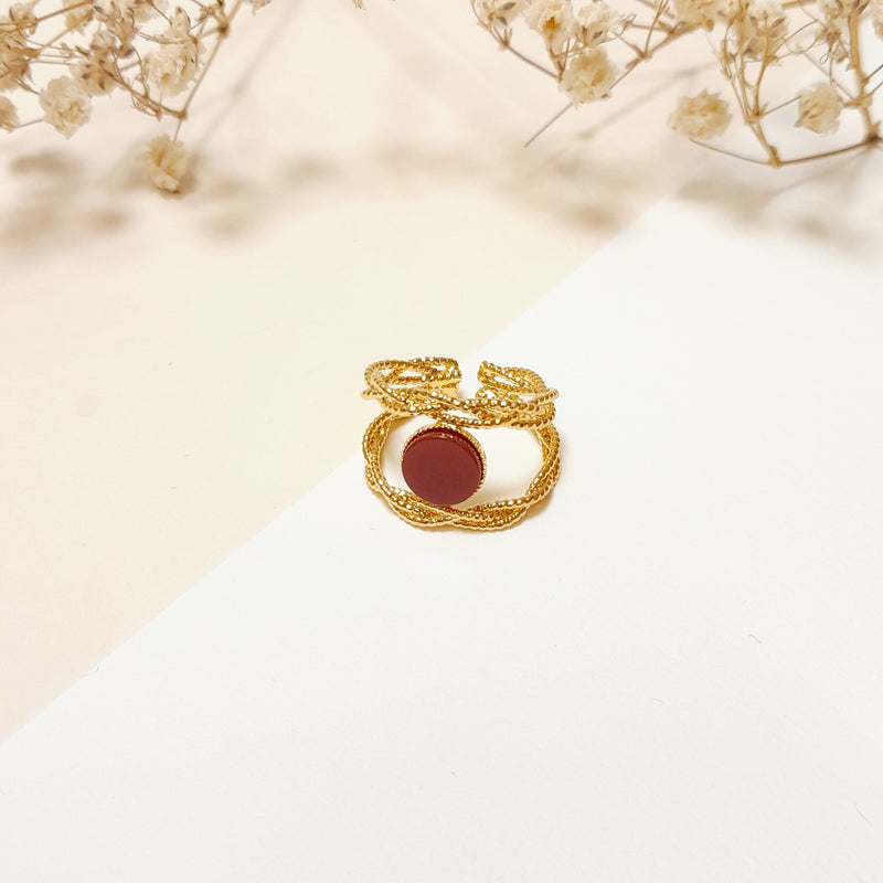 Bague Lani double P