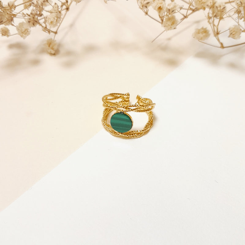 Bague Lani double P