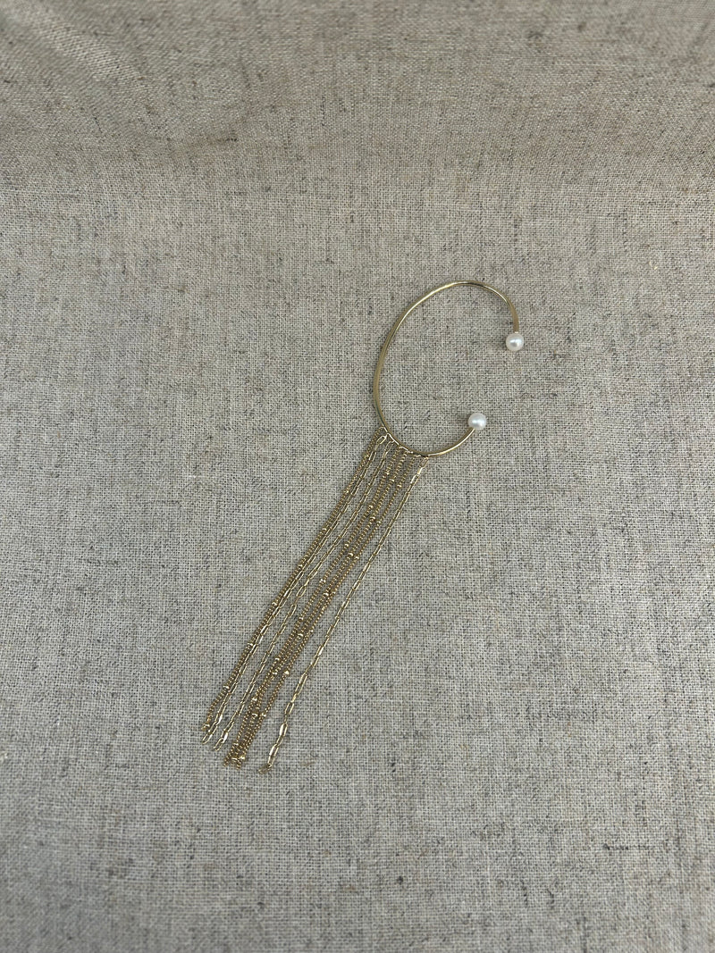 E112- Earcuff bijou d'oreille chaine