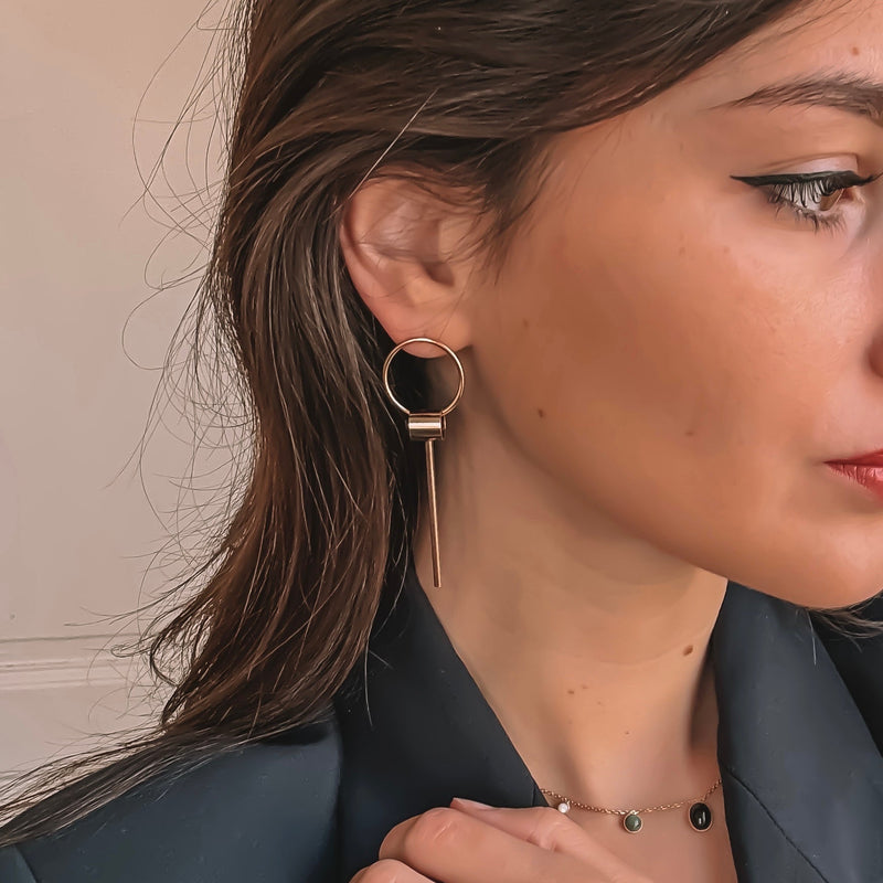 Boucles Anneau Tube Et Barre
