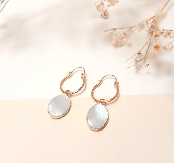 Boucles Créole Et Pierre Tombante Xs