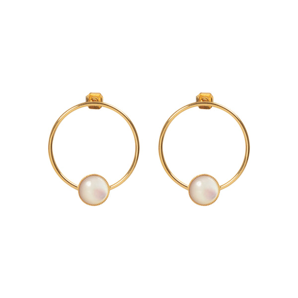 Boucles Anneau Et Pierre M