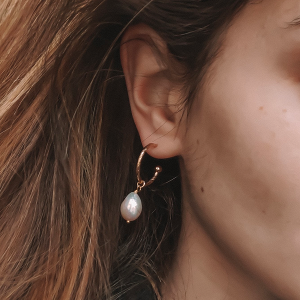 Boucles Perle Baroque