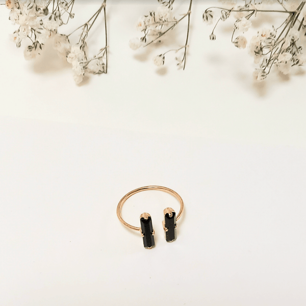Bague 2 Strass XL
