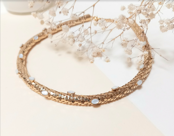 Collier écaille Pierre