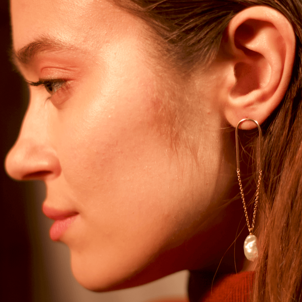 Boucles U Chaine Perle