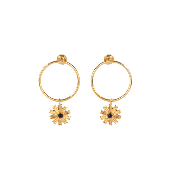 Boucles Créole Fermée Petit Soleil